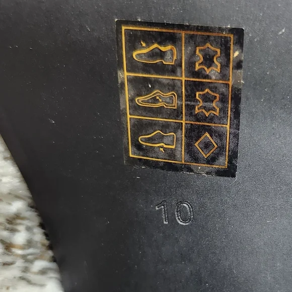 Jeffrey Campbell "Concert Platform Mule" Sandal Black Leather | Women's Size 10 - Picture 10 of 13